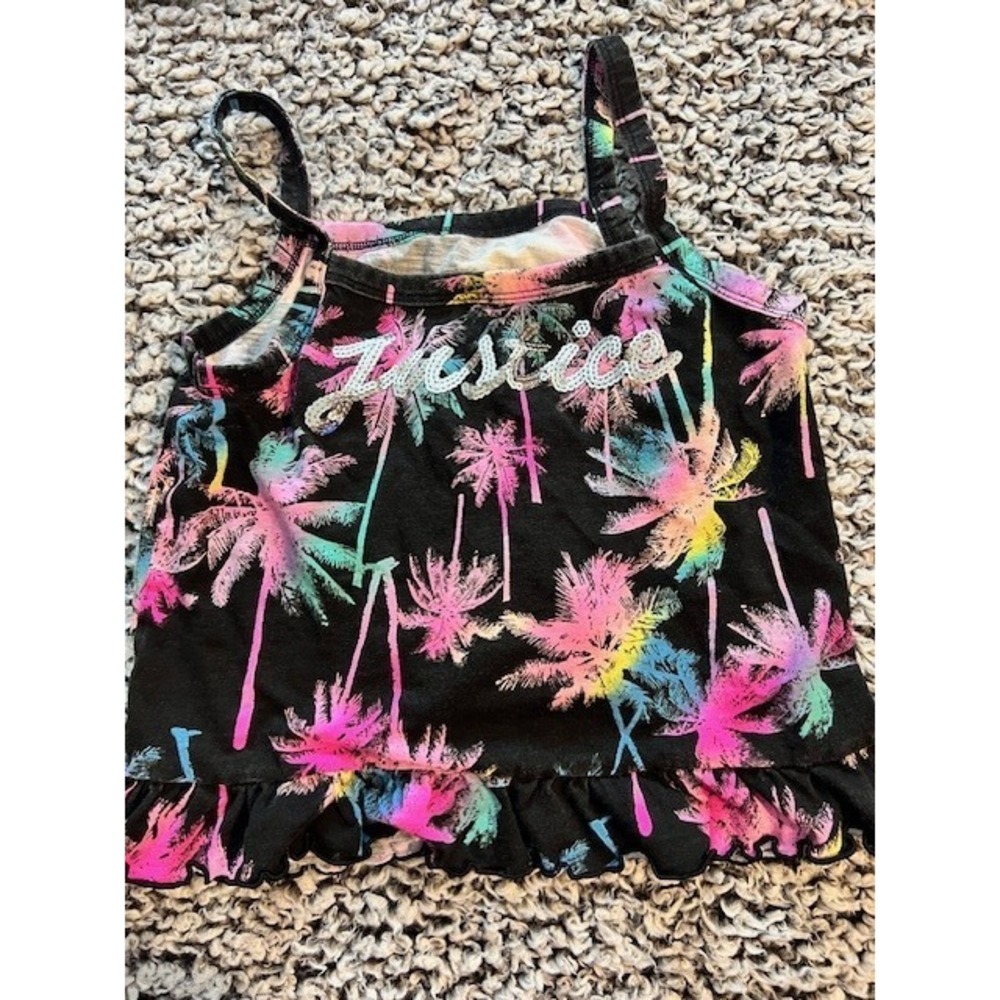 Girl's Tropical‎ Justice Tank Top Size S